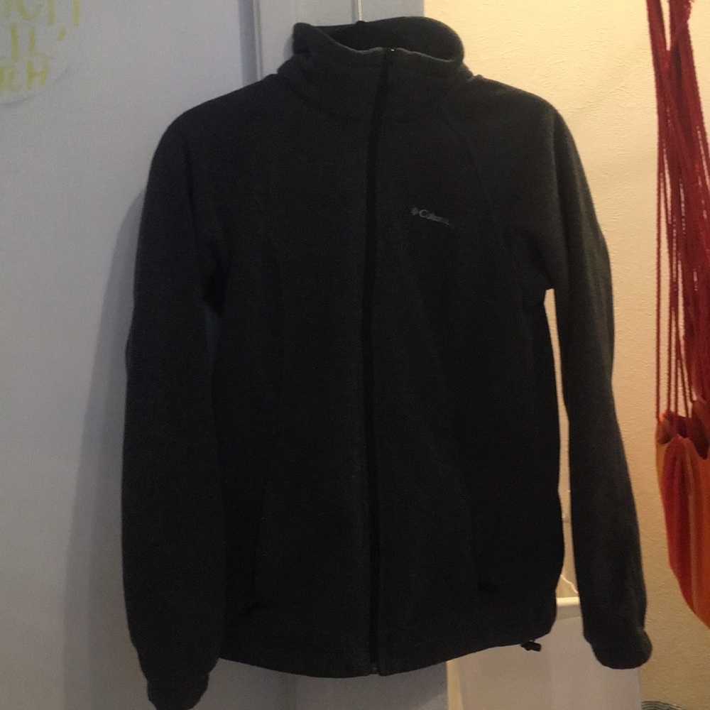 Grey/Gray Columbia zip up fleece